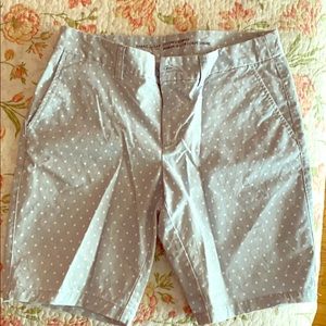Polka dot Bermuda shorts